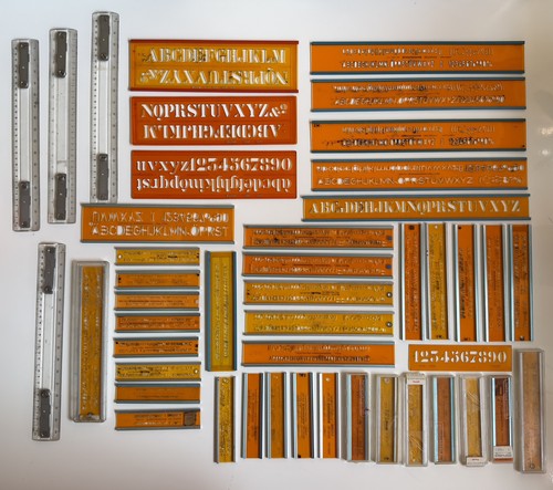 Schablonen konvolut set - konvolut, 42