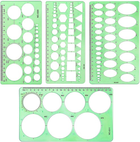 Zeichenschablonen set für - zeichenschablonen,