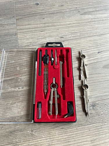 Zirkelkasten reißzeug set - reißzeug-set, im