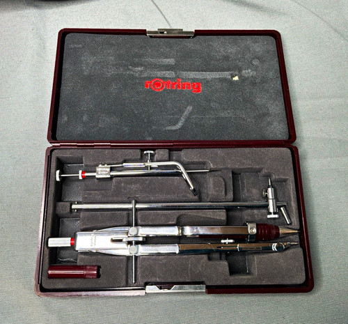 Rotring zirkelkasten set - zirkelkasten, im