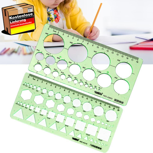 Zeichenschablonen set für - set,