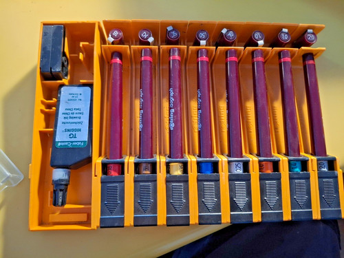 Rotring isograph set - isograph,